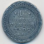 Венеция, 1 1/2 лиры (1802 г.)