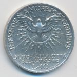 Ватикан, 10 лир (1939 г.)