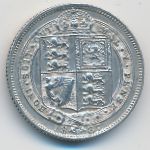 Великобритания, 6 пенсов (1887 г.)
