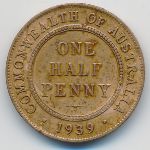 Австралия, 1/2 пенни (1939 г.)