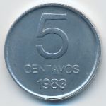 Аргентина, 5 сентаво (1983 г.)