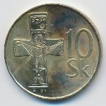 Словакия, 10 крон (2003 г.)
