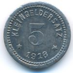 Кверфурт., 5 пфеннигов (1918 г.)