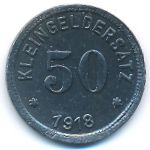 Кверфурт., 50 пфеннигов (1918 г.)