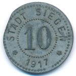 Зиген., 10 пфеннигов (1917 г.)