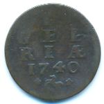 Гелдерланд, 1 дуит (1740 г.)