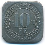 Фройденштадт., 10 пфеннигов (1918 г.)