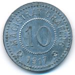 Графинг., 10 пфеннигов (1917 г.)