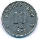 Грюнберг., 10 пфеннигов (1918 г.)