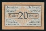 Нотгельды Австрии, 20 геллеров (1920 г.)