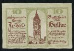 Нотгельды Австрии, 10 геллеров (1920 г.)