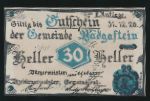 Нотгельды Австрии, 30 геллеров (1920 г.)