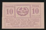 Нотгельды Австрии, 10 геллеров (1920 г.)