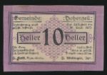 Нотгельды Австрии, 10 геллеров (1920 г.)