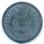 Хаттинген., 50 пфеннигов (1917 г.)