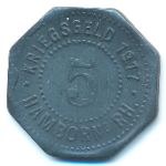 Хамборн., 5 пфеннигов (1917 г.)