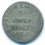 Анхальт-Бернбург, 1/24 талера (1822 г.)