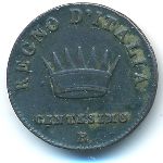Италия, 1 чентезимо (1808 г.)